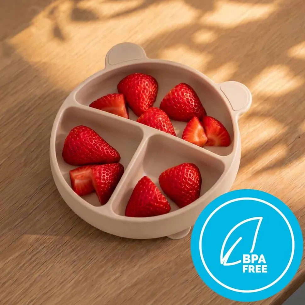 Zestaw naczyń dziecięcych Kidnort Diet, 4 elementy, beżowy