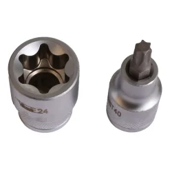 Zestaw nasadek i kluczy wpustowych Torx 1/2” Niteo