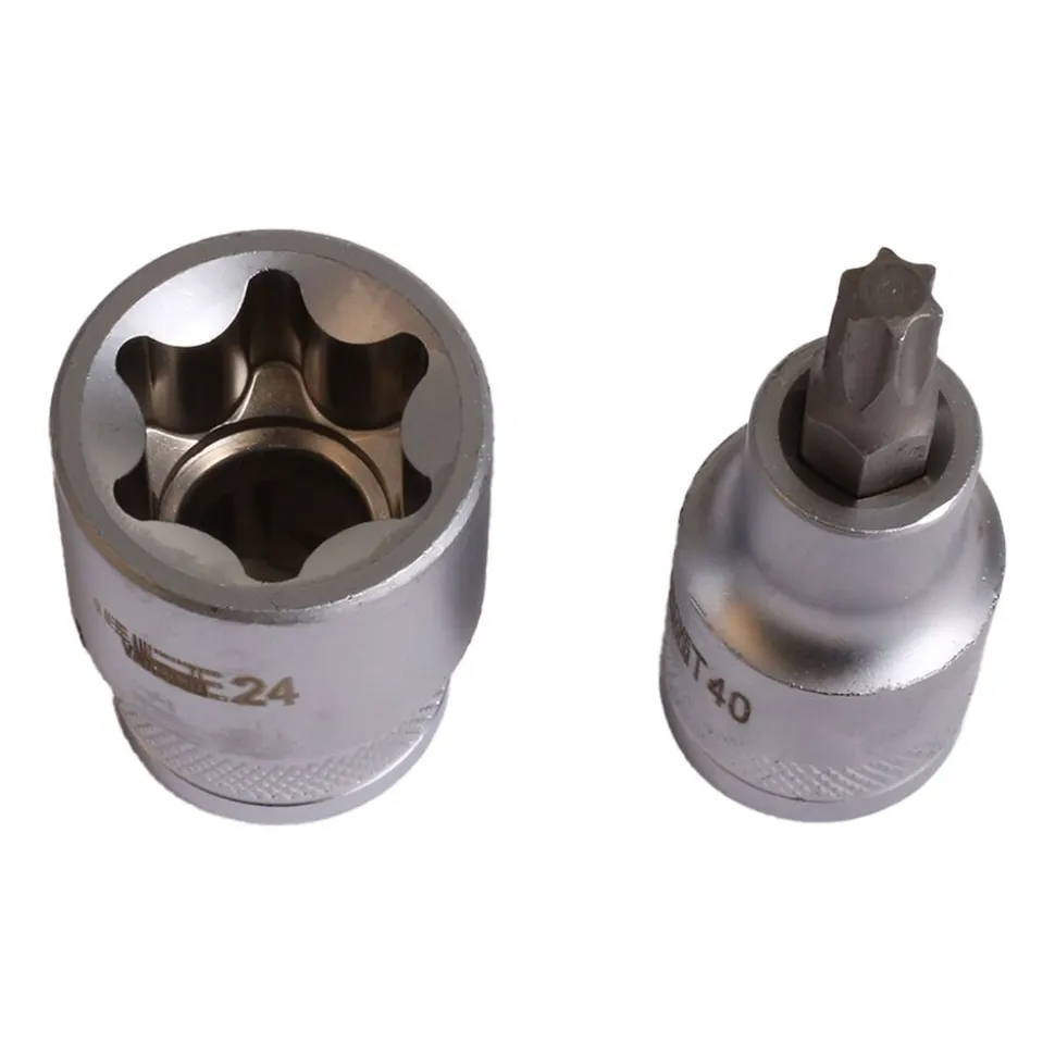 Zestaw nasadek i kluczy wpustowych Torx 1/2” Niteo