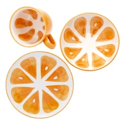 Zestaw śniadaniowy Altom Design Pomarańcza, 3 elementy