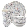 Zestaw śniadaniowy dla 2 osób Altom Design, 6 elementów, magnolia błękit