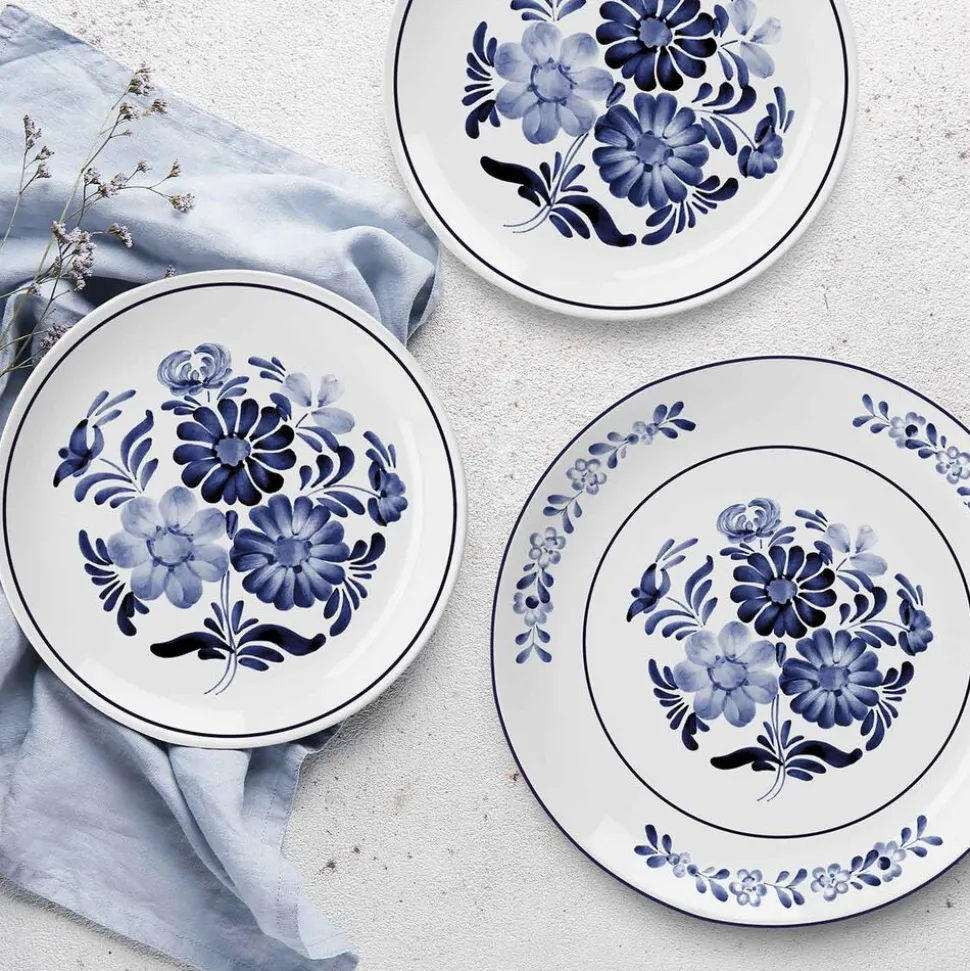 Zestaw obiadowy z porcelany MG Home Sintra, na 6 osób, 18 elementów, biały
