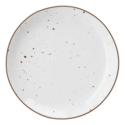Zestaw obiadowy z porcelany na 6 osób MG Home Gemma, 18 elementów, biały