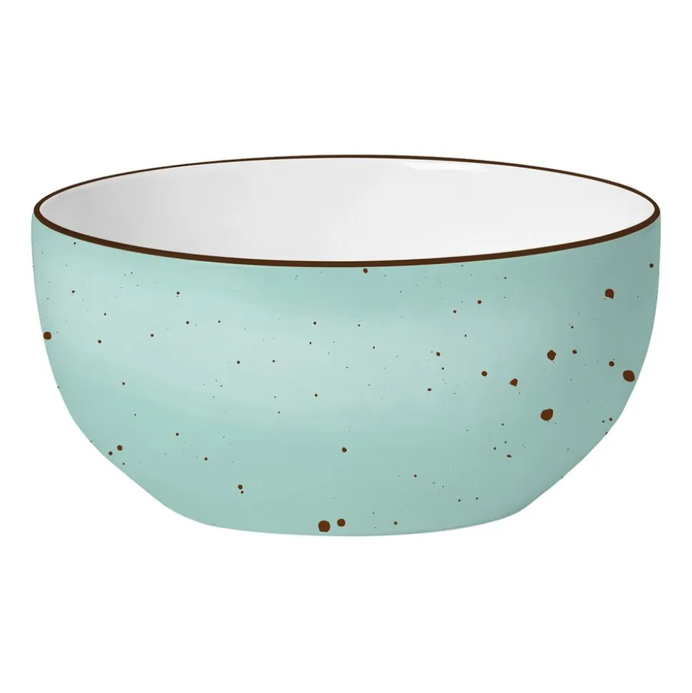 Zestaw obiadowy z porcelany na 4 osoby MG Home Gemma Green, 12 elementów, zielony