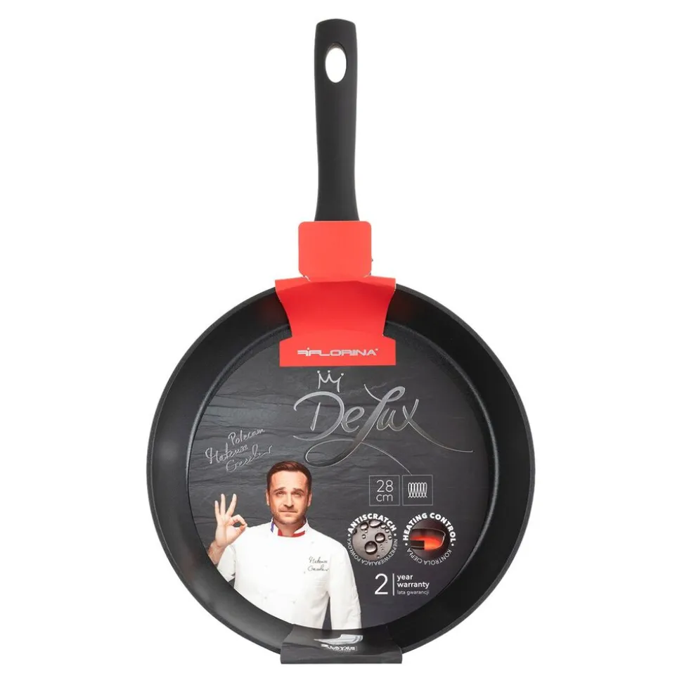 Zestaw patelni Florina Delux by Mateusz Gessler, 3 elementy, non-stick, czarne