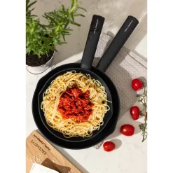 Zestaw patelni Florina Optimus by Mateusz Gessler, 3 elementy, non-stick, czarne