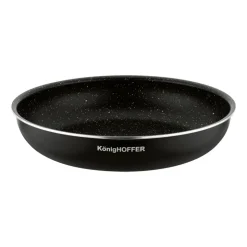 Zestaw patelni Konighoffer Spinel Black, 20/24/28 cm, odpinana rączka, czarne