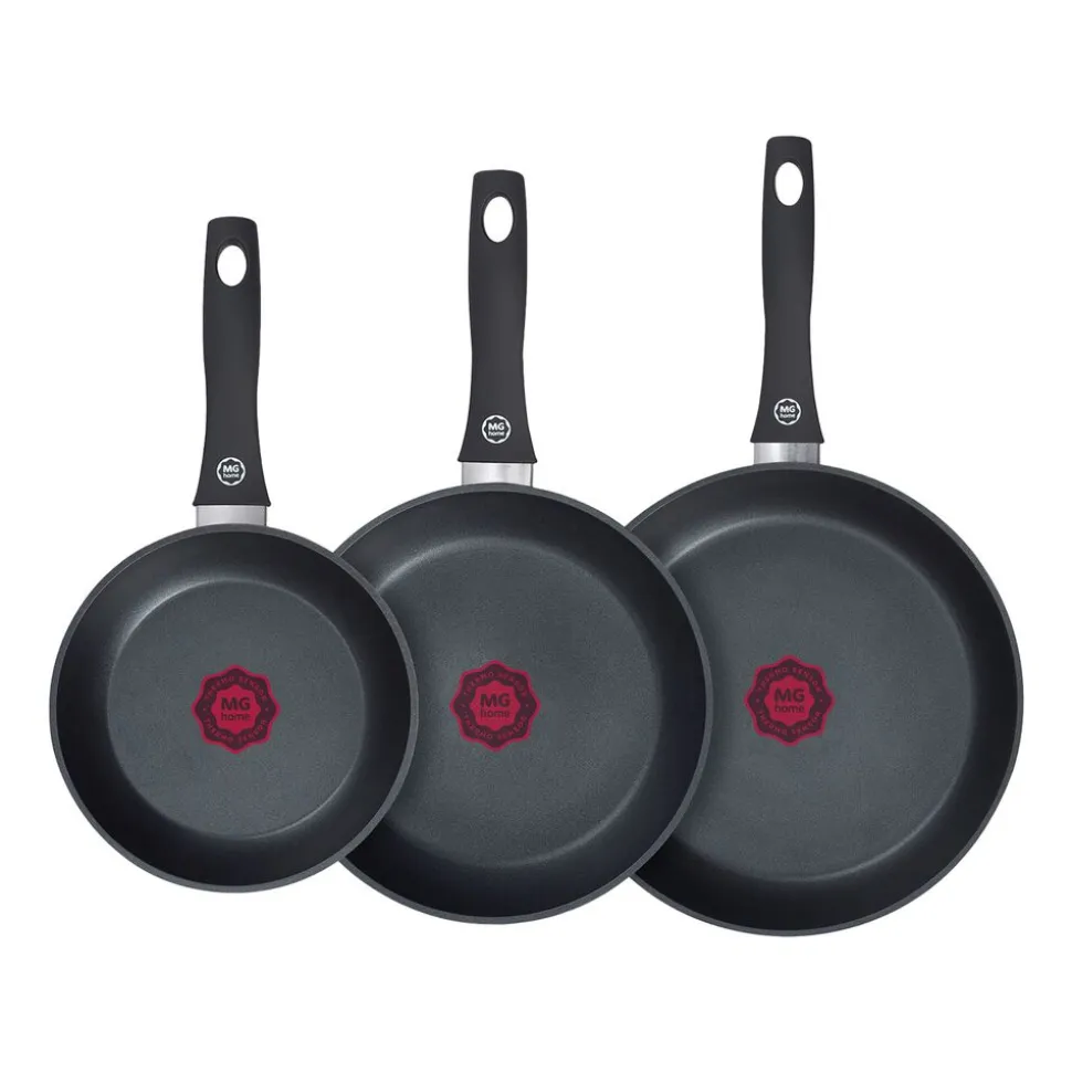 Zestaw patelni MG Home Thermo Sensor, 3 elementy, ze wskaźnikiem