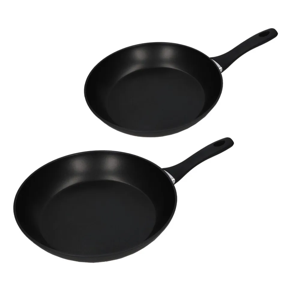 Zestaw patelni Zwieger Rocca, 2 elementy, czarne