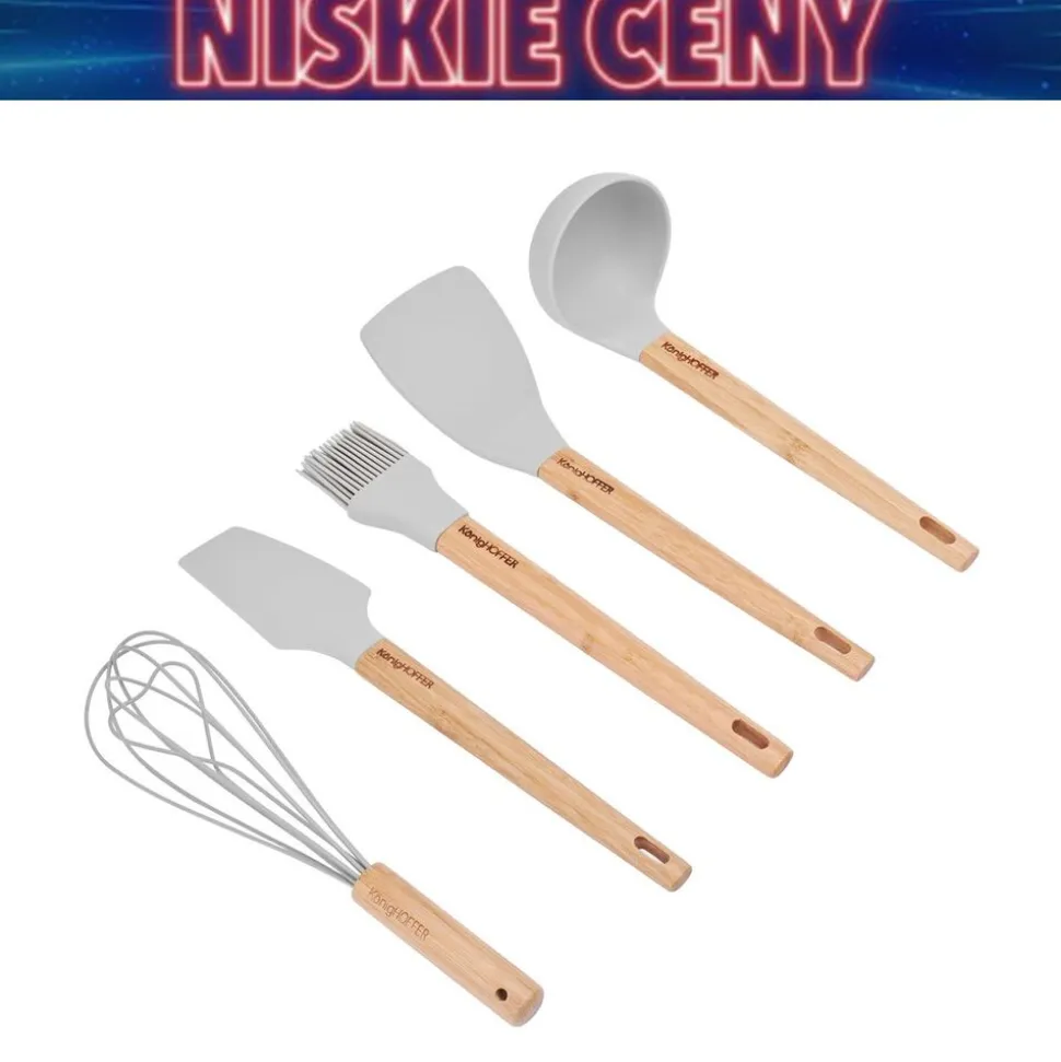 Zestaw przyborów kuchennych silikonowych Konighoffer Gler, 5 elementów