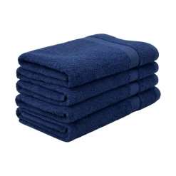 Zestaw ręczników frotte Art Soft Home, 500 g/m², 70 x 140 cm, 4 szt., niebieskie