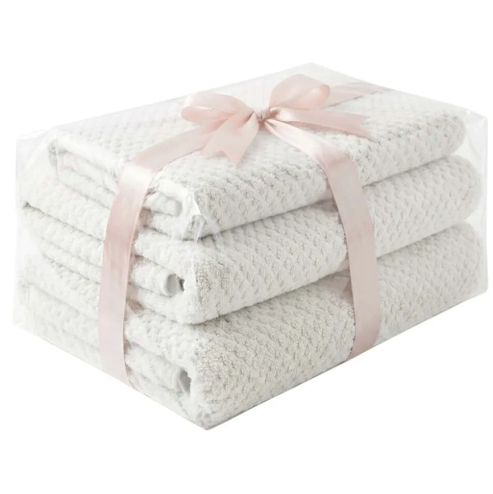 Zestaw ręczników frotte Art Soft Home Gracia, 500 g/m², 3 szt., białe