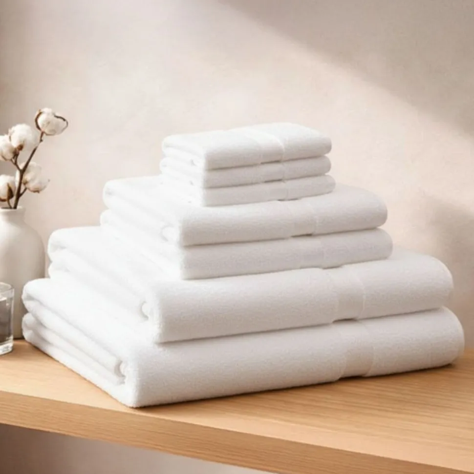 Zestaw ręczników frotte Art Soft Home, 460 g/m², 8 szt., białe