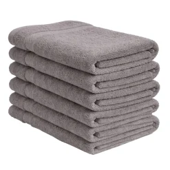 Zestaw ręczników frotte Art Soft Home, 500 g/m², 40 x 70 cm, 6 szt., wrzos szary