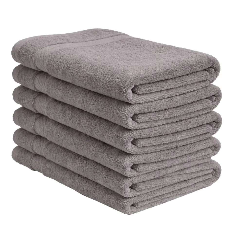 Zestaw ręczników frotte Art Soft Home, 500 g/m², 40 x 70 cm, 6 szt., wrzos szary