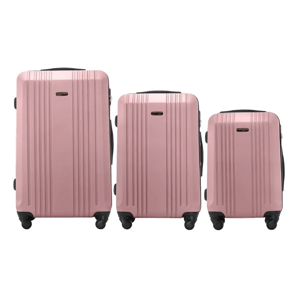 Zestaw walizek Wings Kestrel, 3 szt., rose gold