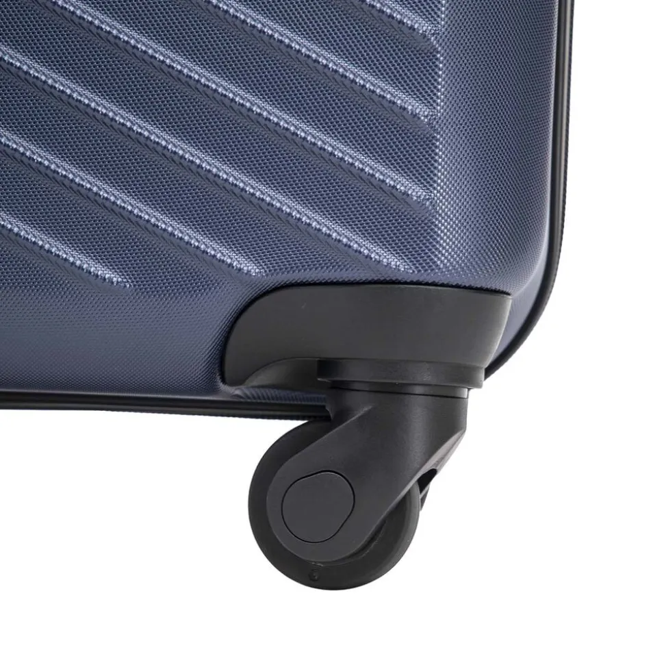 Zestaw walizek Wings Merlin z policarbonu, 3 szt., granatowe