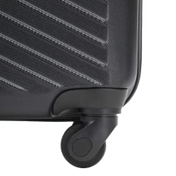 Zestaw walizek Wings Merlin z policarbonu, 3 szt., czarne