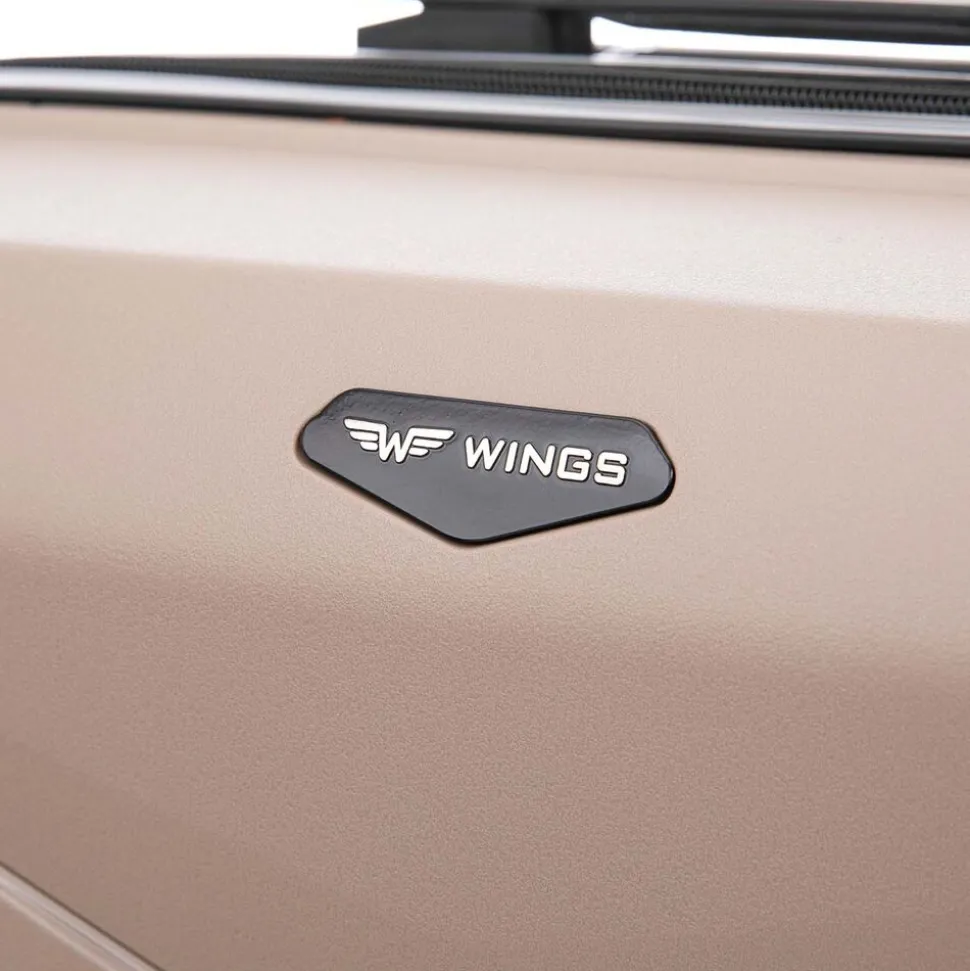 Zestaw walizek Wings Phoenix, 3 szt., szampańskie