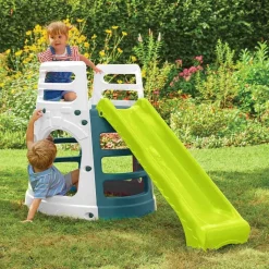 Zjeżdżalnia z wieżą gimnastyczną PalPlay, 180 x 85 x 100 cm, kolor 1
