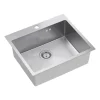 Zlewozmywak Root Chef Moon Box, 55 x 48 x 20 cm, stalowy
