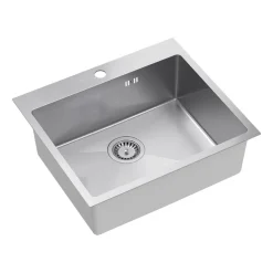 Zlewozmywak Root Chef Moon Box, 55 x 48 x 20 cm, stalowy